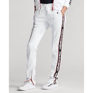 New Polo Ralph Lauren logo-striped track pants